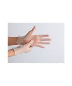 Alternative view of 50-Piece Disposable Anti-Static Plastic Gloves Clear