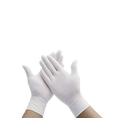 100-Piece Disposable Latex Gloves White - Image 4