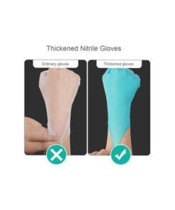 100-Piece Disposable Nitrile Examination Glove Blue XL - Image 3