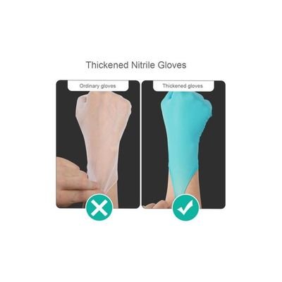 100-Piece Disposable Nitrile Examination Glove Blue XL - Image 3