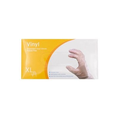 70-Piece Disposable Vinyl Gloves Transparent XL - Image 2