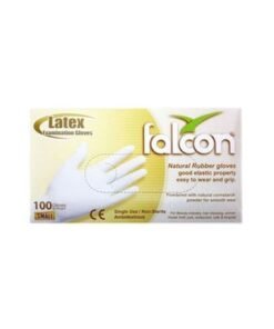 100-Piece Disposable Gloves White 20centimeter - Image 3