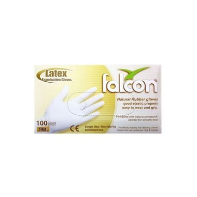100-Piece Disposable Gloves White 20centimeter - Image 3