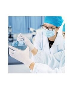 50-Piece Latex Disposable Gloves White M