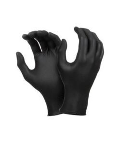Alternative view of 100-Piece Disposable Nitrile Gloves Set Black M