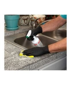 100-Piece Disposable Nitrile Gloves Set Black M - Image 3