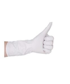 Pair Of 50 Powder-Free Sterile Food Grade Disposable Gloves White - Image 3