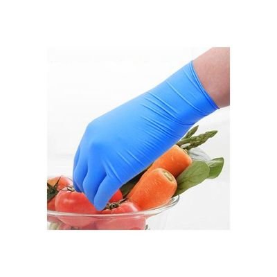 Pack Of 50 Nitrile Disposable Gloves Blue - Image 4