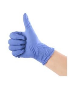 50-Piece Latex Disposable Gloves Purple XL - Image 3