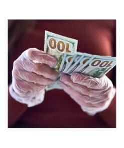 200-Piece Disposable Vinyl Hand Gloves Clear S