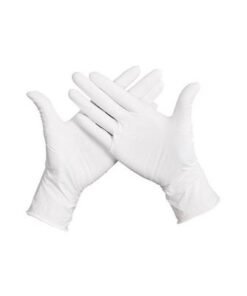 Alternative view of 50-Piece Disposable Rubber Gloves White S