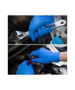 Pair Of 50 Disposable Latex Gloves Blue