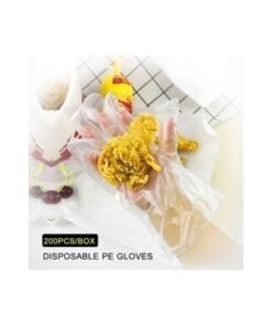 200-Piece Disposable Gloves Transparent
