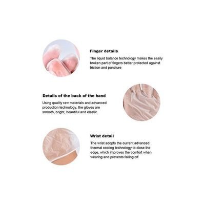 Disposable Plastic Gloves White 22 x 7 x 9centimeter - Image 4