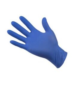 100-Piece Disposable Nitrile Gloves Set Blue