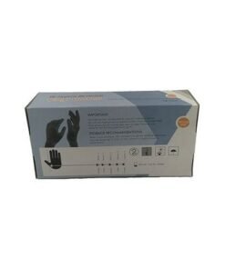 100-Piece Vinyl Free Gloves Black Medium - Image 3