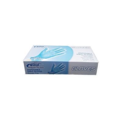 55-Piece Vinyl Free Gloves Blue Medium - Image 3