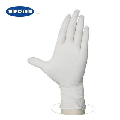 100-Piece Disposable PVC Powder Free Gloves For Home Restaurant Kitchen Catering Food Process Use White 22.00X6.80X12.00cm - Image 2