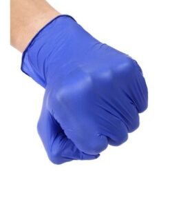 100-Piece Medical Grade Nitrile Examination Gloves Blue M - Image 3