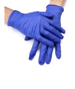 100-Piece Medical Grade Nitrile Examination Gloves Blue M