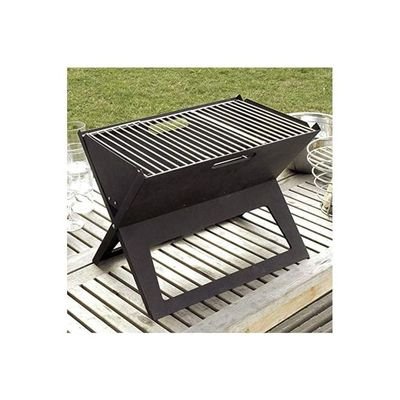 Portable BBQ Grill Black 45x30 Cm - Image 3