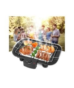 Alternative view of Electric Barbecue Grill 2000W 2000 W H18181 Black/Silver