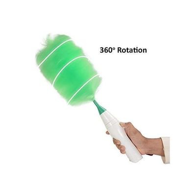 Motorized Go Cleaning Duster With Spray Green/White - Image 4