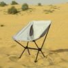 Folding Moon Camping Chair Compact Foldable Seat Portable Outdoor Travel Chair For Camp Fishing Beach Picnic Chair