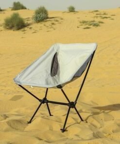Folding Moon Camping Chair Compact Foldable Seat Portable Outdoor Travel Chair For Camp Fishing Beach Picnic Chair