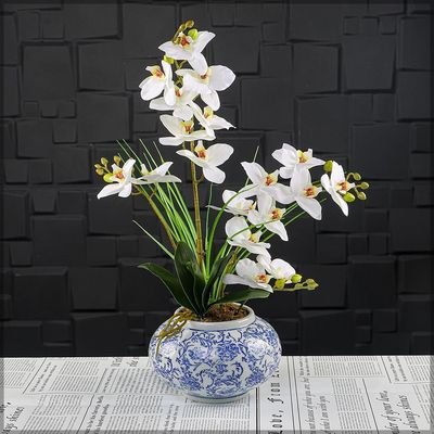 Ceramic Vases for Flower Arrangements and Other Decorations | Modern Ceramic Vases for Home Decor (blue4) - Image 3