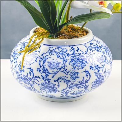 Ceramic Vases for Flower Arrangements and Other Decorations | Modern Ceramic Vases for Home Decor (blue4)