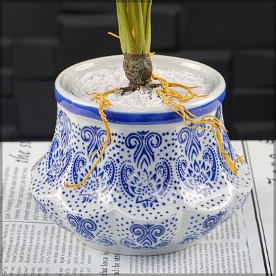 Ceramic Vases for Flower Arrangements and Other Decorations | Modern Ceramic Vases for Home Decor (blue) - Image 5