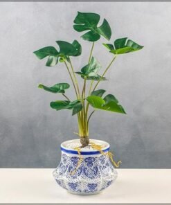 Ceramic Vases for Flower Arrangements and Other Decorations | Modern Ceramic Vases for Home Decor (blue)