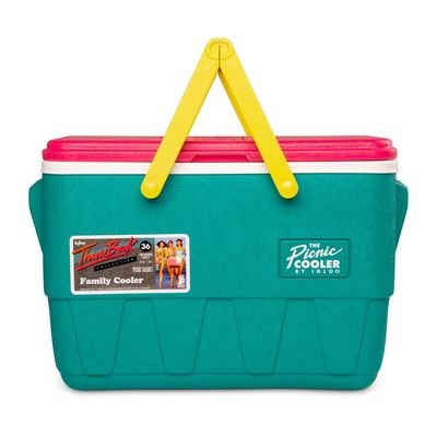 Igloo-Retro Jade 25 Qt Lunch Picnic Basket Cooler - Image 2