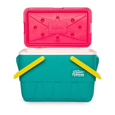 Igloo-Retro Jade 25 Qt Lunch Picnic Basket Cooler - Image 3