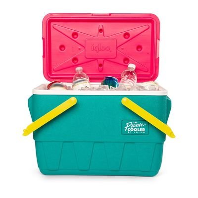 Igloo-Retro Jade 25 Qt Lunch Picnic Basket Cooler - Image 4