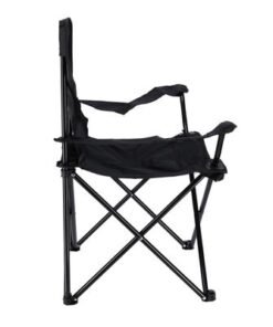 Royalford Camping Chair- RF9766| Lightweight, Portable and Foldable, Folds for Portability| Steel Frame with Washable Oxford Cloth, Perfect for Indoor and Outdoor Entertainment| Includes a Carry Bag and an Integrated Cup Holder - Image 3