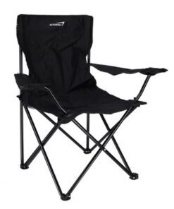 Royalford Camping Chair- RF9766| Lightweight, Portable and Foldable, Folds for Portability| Steel Frame with Washable Oxford Cloth, Perfect for Indoor and Outdoor Entertainment| Includes a Carry Bag and an Integrated Cup Holder - Image 5