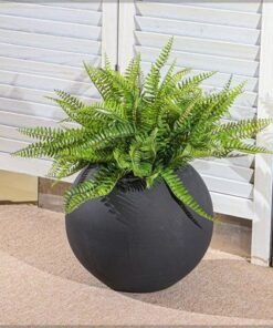 Concrete Planter Pot Garden Plant Pot Indoor Nursery Pot Flower Plant Container For Home Decor For All House Plants, Flowers, and Rose Plant Palm Tree Pot Vase (Small)