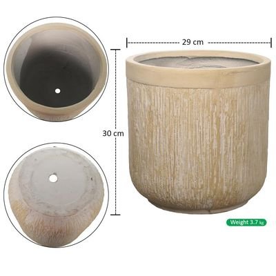 Concrete Planter Pot Garden Plant Pot Indoor Nursery Pot Flower Plant Container For Home Decor For All House Plants, Flowers, and Rose Plant (Small) - Image 3