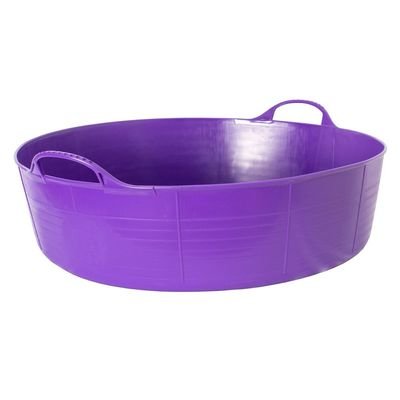 Red Gorilla - Gorilla Tubs & Recycled Black Tubs - Large Shallow 35L- Purple - Image 2