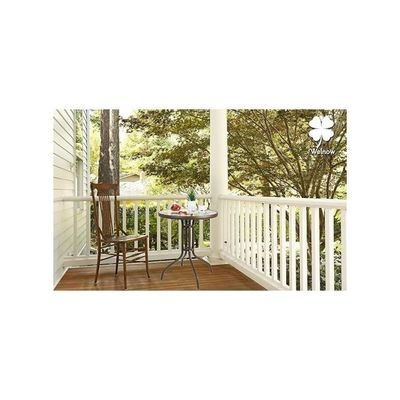 Harmony Home Stylish Round Patio Table, 60x60x70 cm – Brown Tempered Glass Top with Durable Metal Frame, Ideal for Outdoor & Indoor Use - Image 3