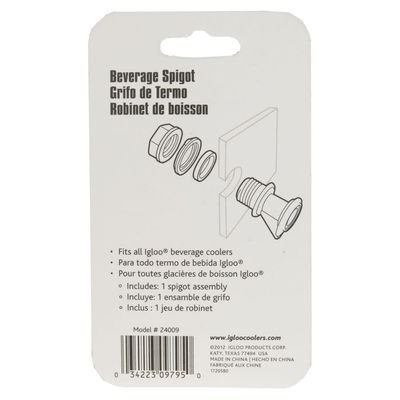 Igloo-Standard Push Button Spigot For 2-10 Gallon Water Jug - White - Image 3