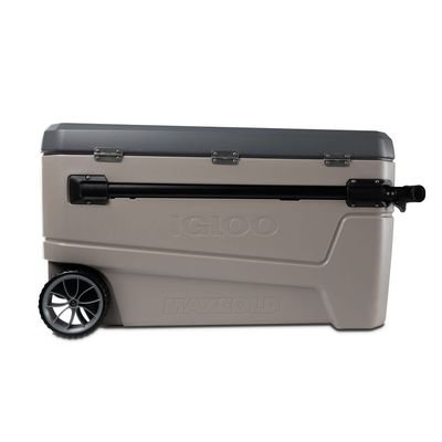 Igloo-Sportsman Sunset Glide 110 Cooler Box - Sandstone / Carbonite - Image 2