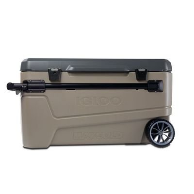 Igloo-Sportsman Sunset Glide 110 Cooler Box - Sandstone / Carbonite - Image 3