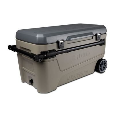 Igloo-Sportsman Sunset Glide 110 Cooler Box - Sandstone / Carbonite - Image 4