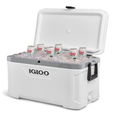 Igloo-Latitude Marine Ultra 70 Cooler Box - White / Moonscape Gray - Image 3