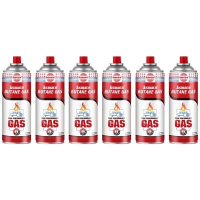 Asmaco Butane Portable Gas - 227G - Set of 06