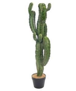 Alternative view of Artificial Cactus Plant, Realistic Green Succulent Fake Plants with Pot, Maintenance-Free, Waterproof & UV Resistant Decorative Faux Plant for Indoor & Outdoor Home, Office, Event Decor (105cm)