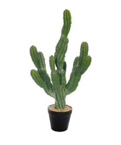 Alternative view of Artificial Cactus Plant, Realistic Spiky Design Fake Plants with Durable Waterproof Pot, UV Resistant & Maintenance-Free Floor Plant, Odor-Free Faux Plants for Home Office Event Garden (59cm)